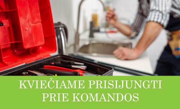 Siūlome darbą šaltkalviams santechnikams