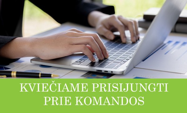 Skelbiamas konkursas vyriausiojo finansininko pareigoms eiti