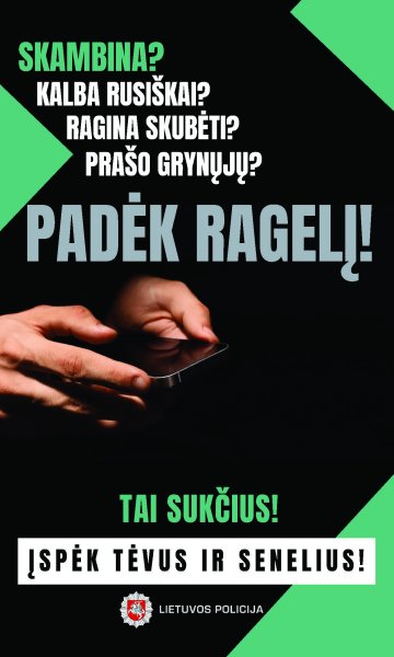 Dalijamės Lietuvos policijos informacija